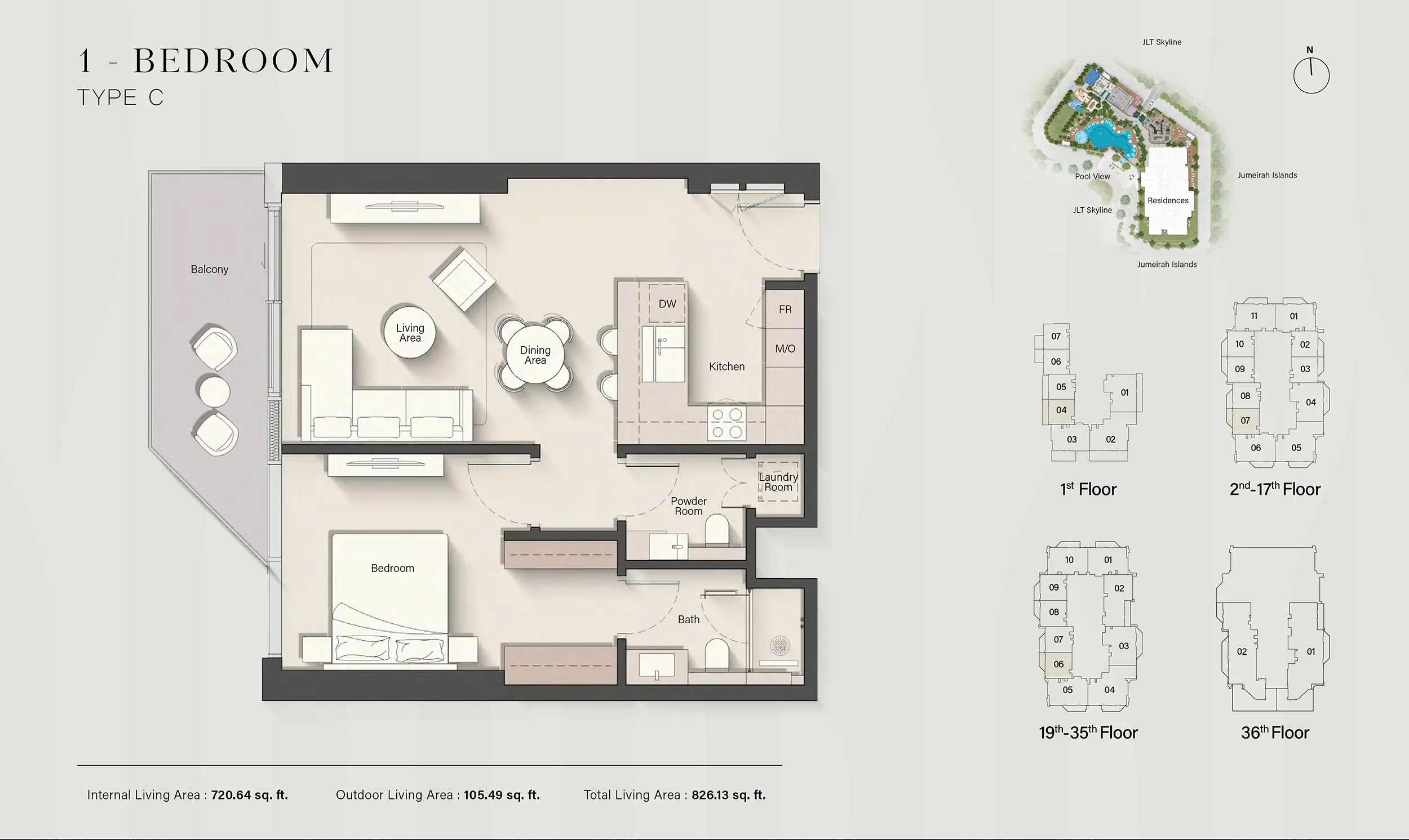 Eltiera Views floor plan 45